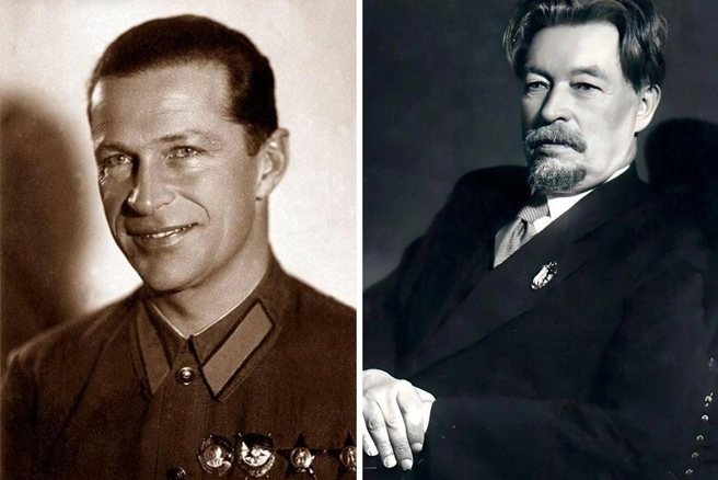 Михаил Громов и Вячеслав Шишков, чьи имена в разные годы носила воронежская улица | Источник: Сайт Авиару.рф / авиару.рф; Интернет-портал «ГодЛитературы.РФ» / godliteratury.ru
