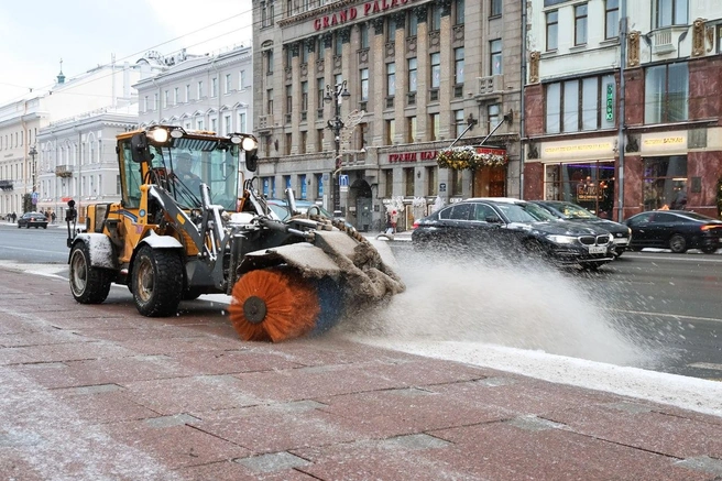 В Петербург пришла «мягкая красивая зима, какой она и должна быть» | Источник: Комитет по благоустройству Петербурга