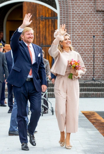 Король Виллем-Александр с супругой Максимой в 2019 году