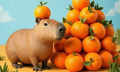 Раскраски с капибарой — бесплатно скачать и распечатать 🦫🍊