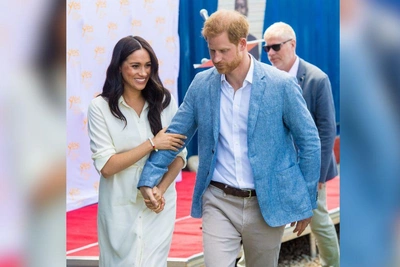 «Это неловко»: Меган Маркл трогала принца Гарри на игре NBA