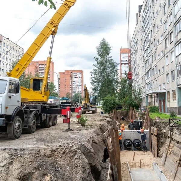 Тепленькая пошла. В Красногвардейском районе обновили теплосети | Источник: Комитет по энергетике СПб