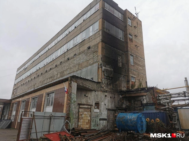Торец здания на улице Плеханова обгорел | Источник: Алевтина Аношкина / MSK1.RU