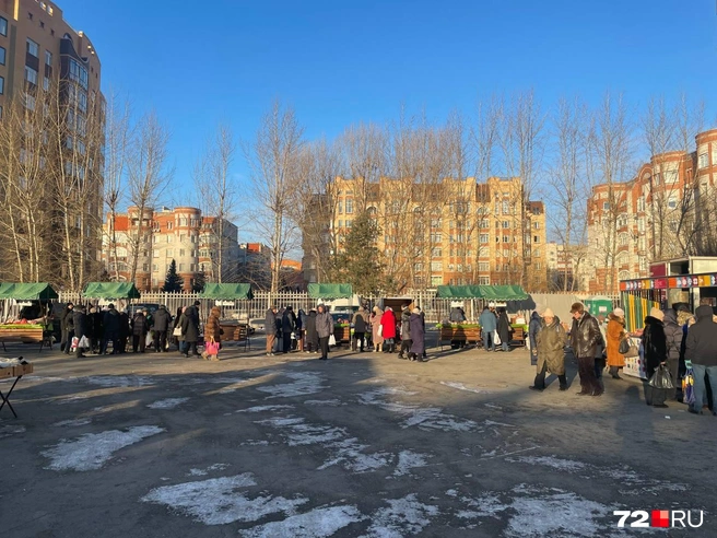 Тюменцы покупают мясо | Источник: Радик Енчу / 72.RU