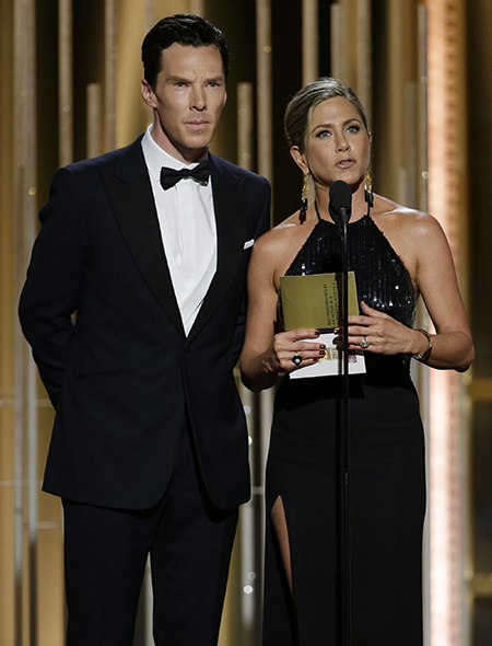 Бенедикт Камбербэтч и Дженнифер Энистон | Источник: Getty Images