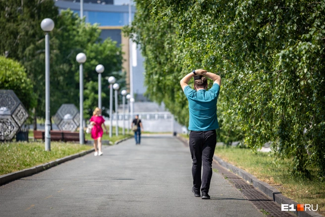 Но пока надо следить, чтобы не напекло голову | Источник: Владислав Лоншаков / E1.RU