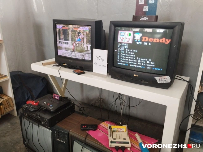 В «Собираторе» можно поиграть в Mortal Kombat | Источник: Дмитрий Волгин / Voronezh1.ru