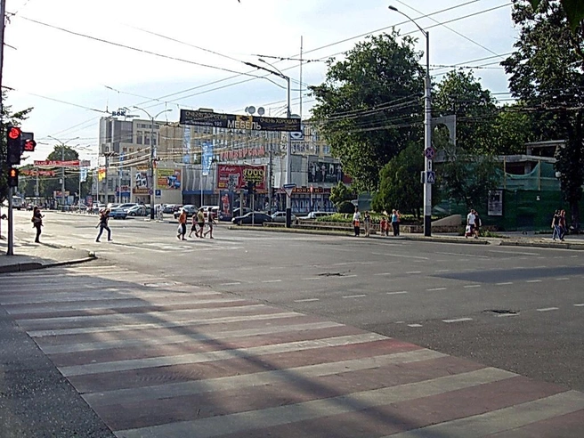 Вид на пересечение улиц Северной и Красной | Источник: Сергей Свистунов / svistuno-sergej.narod.ru