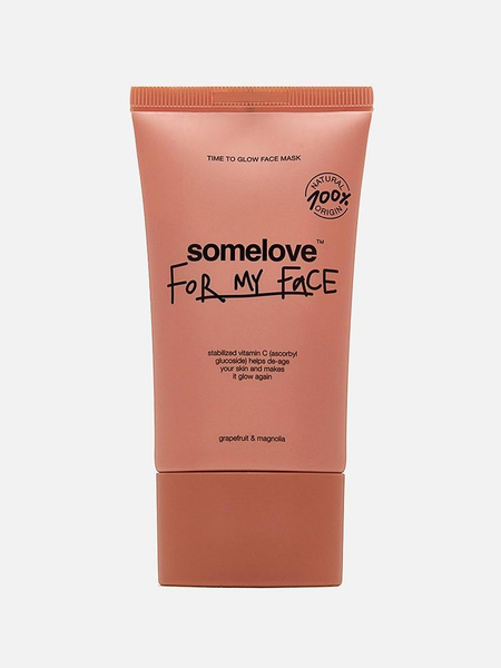 Маска с антиоксидантами для питания и сияния кожи Time To Glow Mask Somelove 