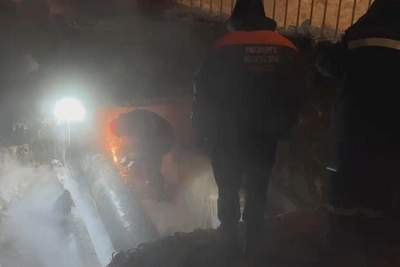 Heating network bursts again in Zhukovsky, specialists inspect homes