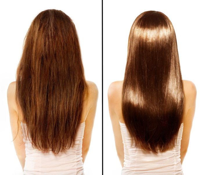 Ламинирование волос - до и после