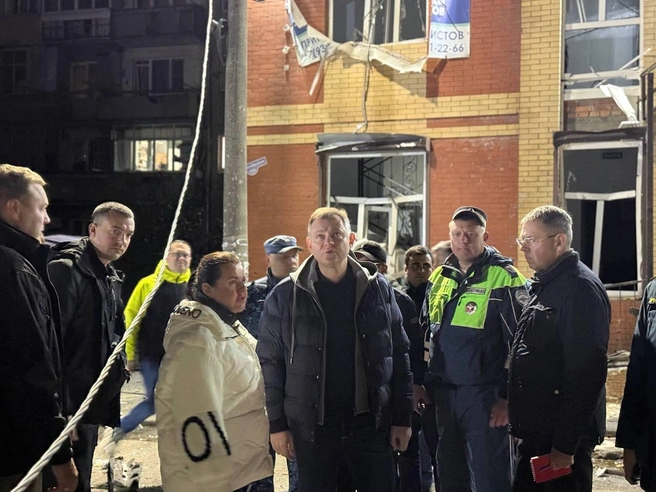 Фото с одного из мест происшествий | Источник: Юрий Слюсарь / Telegram