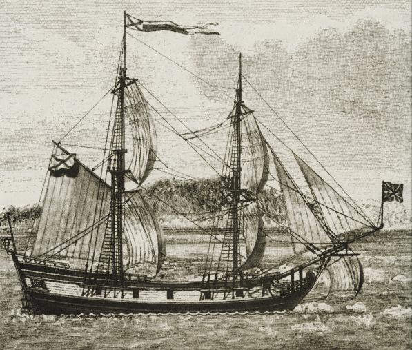 Пакетбот «Святой Пётр» | Источник: Wikimedia Commons