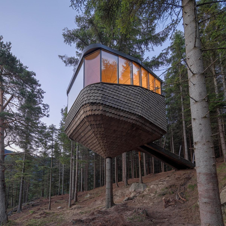 Дома на деревьях в Норвегии