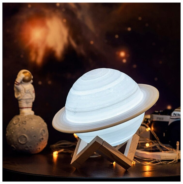Светильник-ночник «Сатурн» с пультом, 22 см