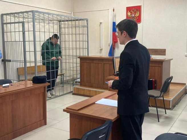 Павел Тен во время меры пресечения | Источник: Белоярский районный суд
