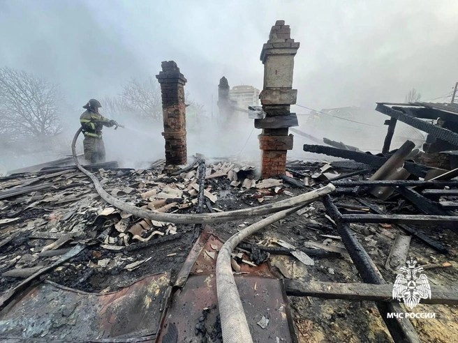 кадры с места тушения | Источник: ГУ МЧС России по Ставропольскому краю