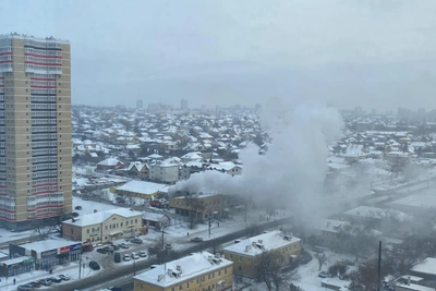 Fire in Volgograd: building in Angarsky village catches fire