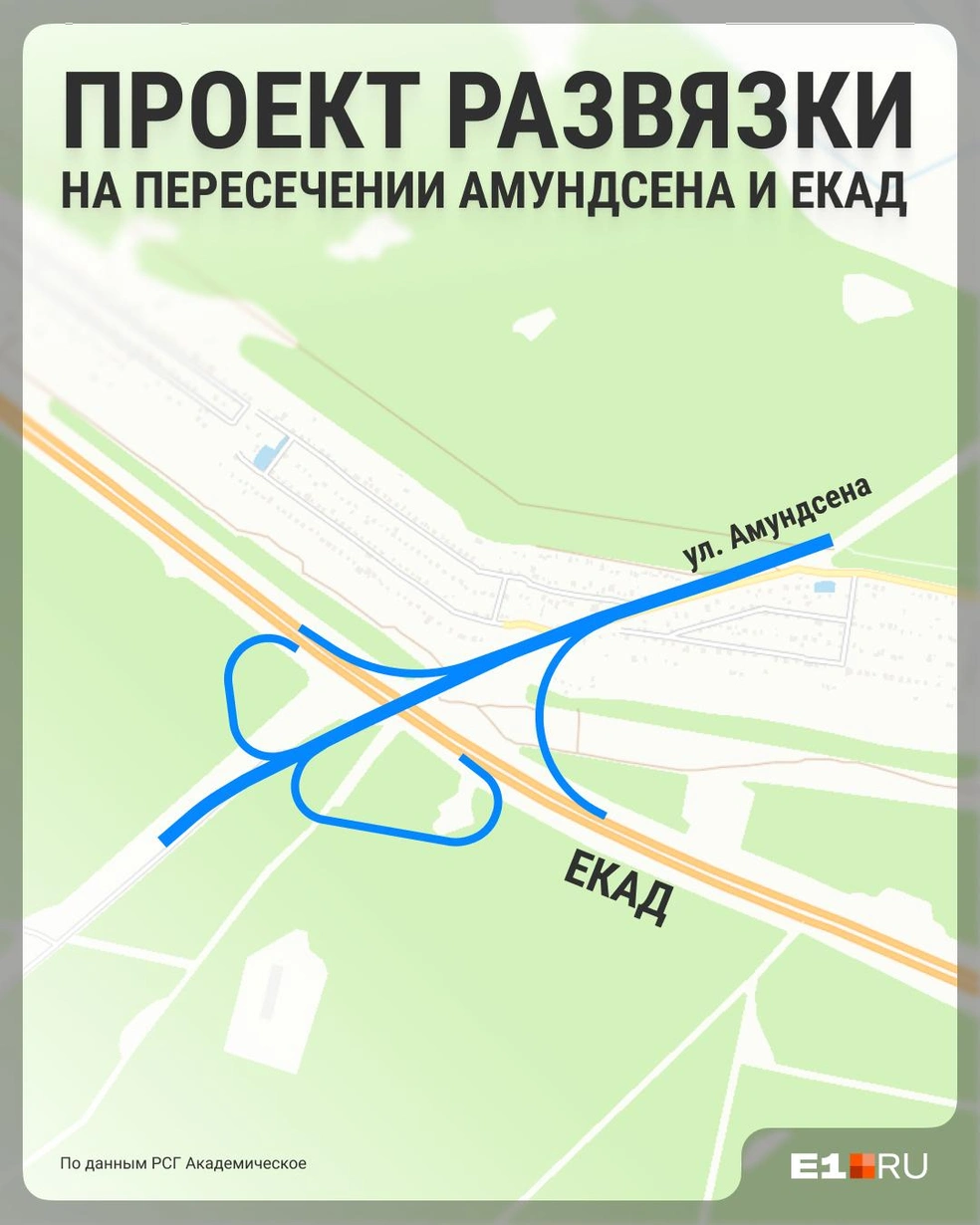 Так выглядит схема будущей развязки | Источник: Филипп Сапегин / E1.RU