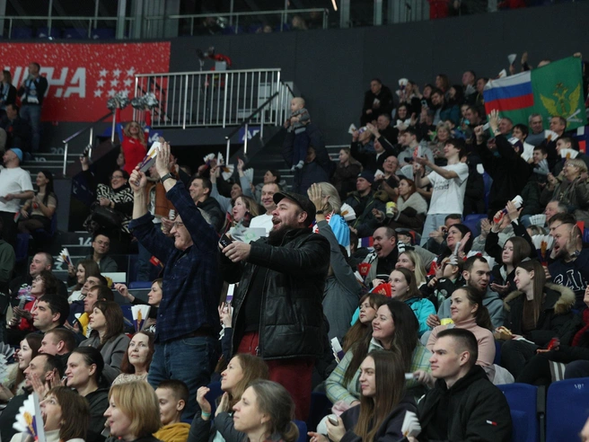 Матч собрал на трибунах 11 650 зрителей. | Источник: Андрей Бортко / NGS.RU