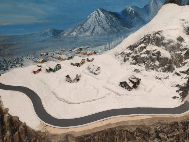 На макете будут даже мини-туристы | Источник: «Национальный парк „Ленские столбы“» / T.me