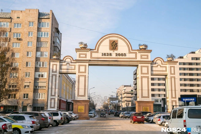 Арку посвятили всем поколениям жителей Красноярска | Источник: Артём Ленц / NGS24.RU