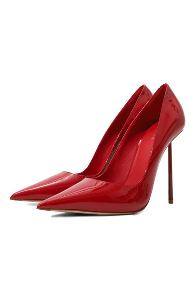 Женские красные кожаные туфли deco bella LE SILLA