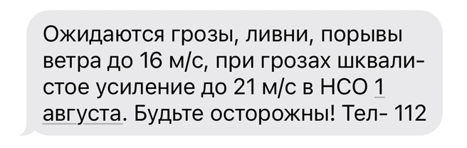 Ночью температура воздуха поднимется до +16…+18 градусов | Источник: МЧС по НСО