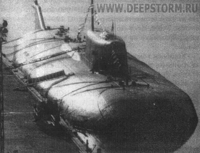 АПК К-173 «Красноярск» в конце 90-х годов | Источник: Павлов А. С. «Ударная сила флота», Якутск, 2001 г. / deepstorm.ru