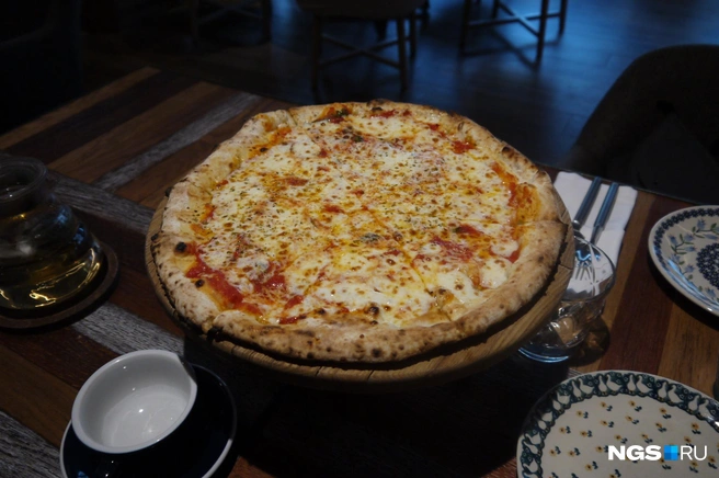 Пицца «Четыре сыра» в «Сыроварне» | Источник: Стас Соколов/NGS.RU