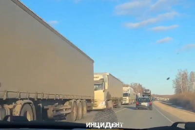 9-километровый затор парализовал трассу под Чулымом