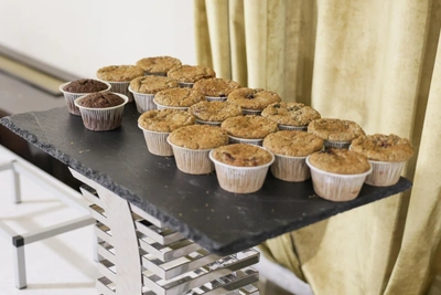 Быстрые постные кексы с лаймом и мятой от жительницы Барнаула