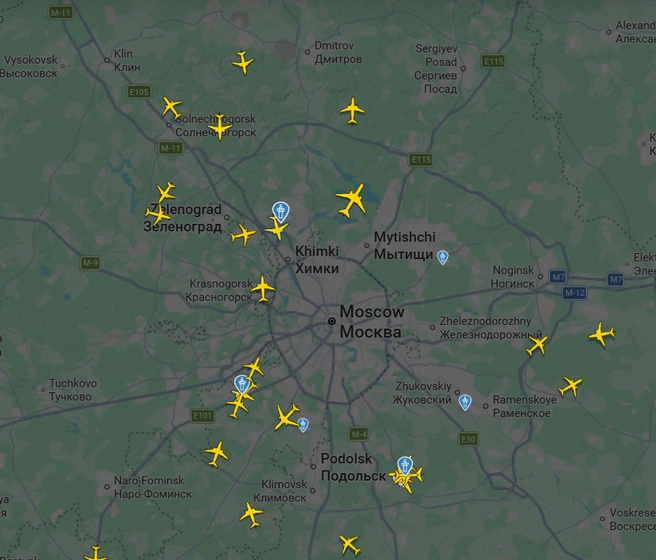Источник: flightradar24.com