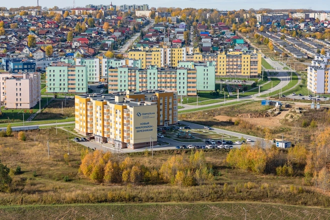 В Березниках сдали 16 домов в квартале «ЕвроХим», а осенью передали городу детский сад на 260 мест | Источник: «ЕвроХим-Усольский калийный комбинат»