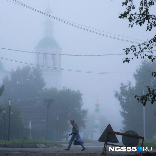 фотограф NGS55.RU Евгений Софийчук прошелся по Таре в момент, когда местные улочки заволокло туманом | Источник: Евгений Софийчук / NGS55.RU