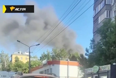 Двое пострадали при пожаре после взрыва газа на Народной