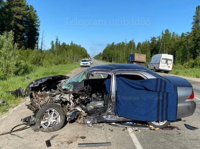 Авария случилась в момент обгона | Источник: Госавтоинспекция Югры