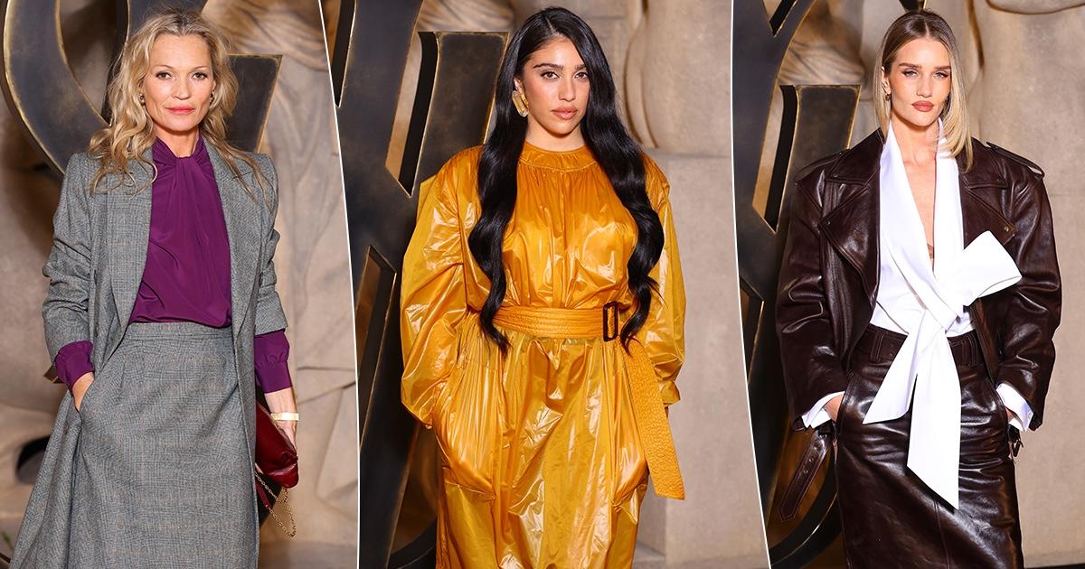 Хадид в &laquo;голых&raquo; кружевах, яркая дочь Мадонны и влюбленный Эйдельштейн: звездный десант на шоу Saint Laurent