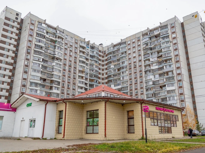 Эту панельную постройку могли видеть посетители торгового центра «Альтаир» | Источник: Кирилл Поверинов / 76.RU