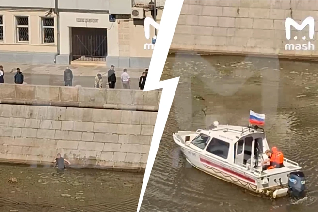 Оперный певец Герман Юкавский прыгнул в воду с моста на Болотной набережной | Источник: Mash / T.me