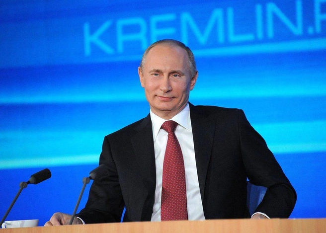 Пресс-конференция Владимира Путина | Источник: Евгений Епанчинцев