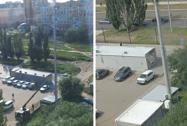 Старую остановку на прежнее место не вернули | Источник: «Аварийный Омск» / vk.com