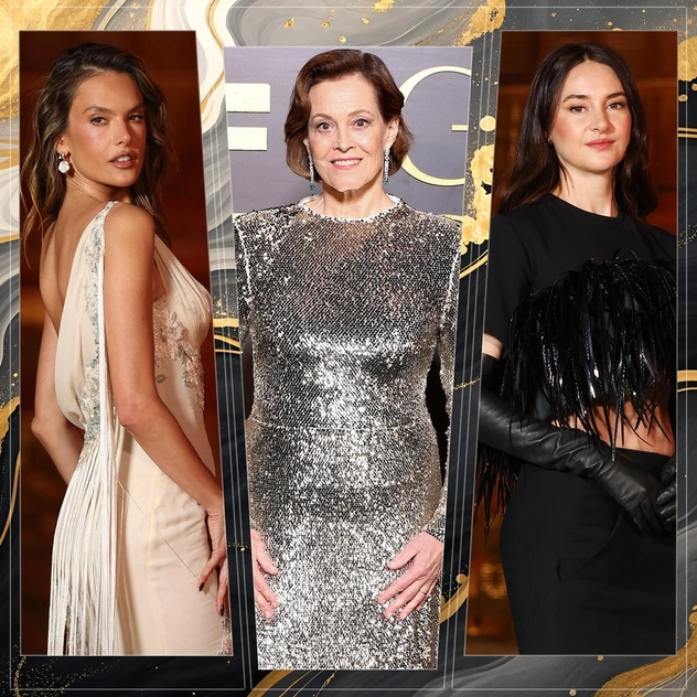 Амбросио в игривой бахроме и Куриленко в строгой классике: звезды на гала-ужине премии «Золотой глобус»