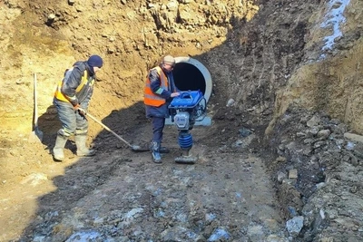 Ликвидация колейности и монтаж труб на трассе Тымовское – Александровск-Сахалинский
