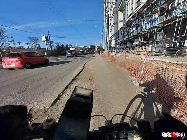 Краснодар почти неприспособлен для велоезды | Источник: Максим Дмитриев / 93.RU