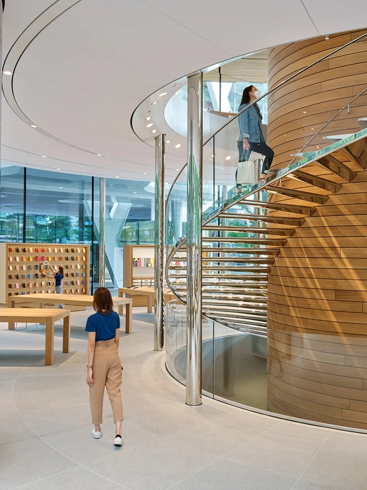 Новый бутик Apple Store в Бангкоке: проект Foster + Partners