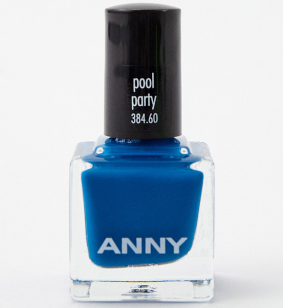 Синий лак для ногтей Anny