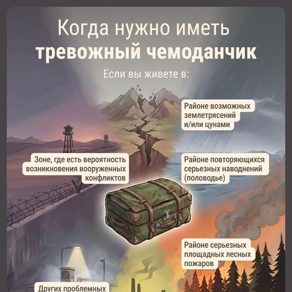 Когда требуется собирать «тревожный чемоданчик» | Источник: Серафима Пантыкина / Городские медиа