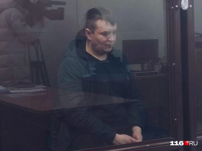 Крусев прибыл в суд под конвоем | Источник: Дарья Сайфиева / 116.RU