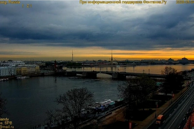 Петербург ждет неспокойный день с грозами
